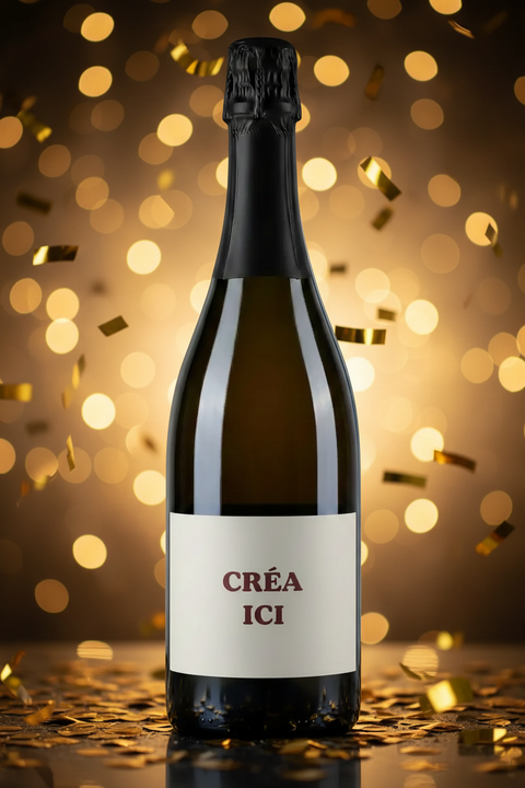 Bouteille festive
